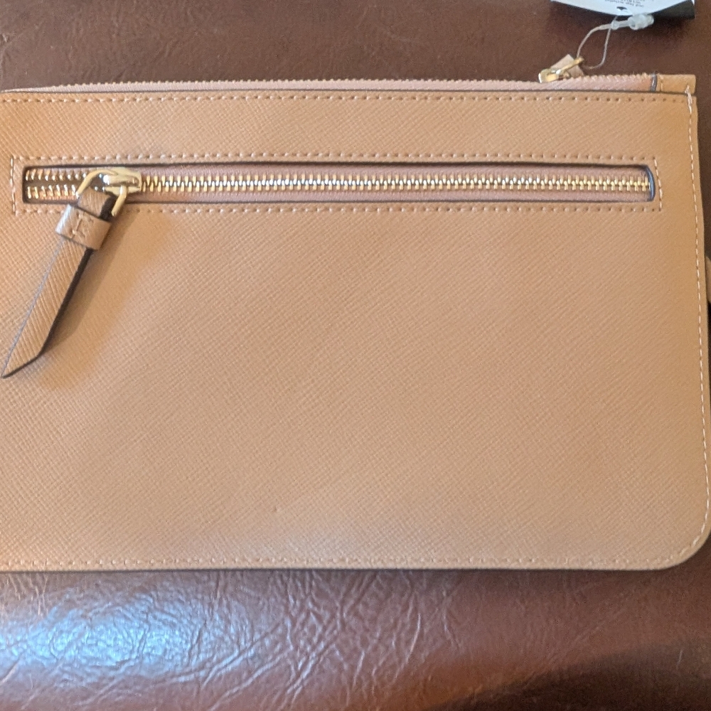 New Kate Spade Light Fawn Medium Cameron Wristlet - Picture 4 of 6